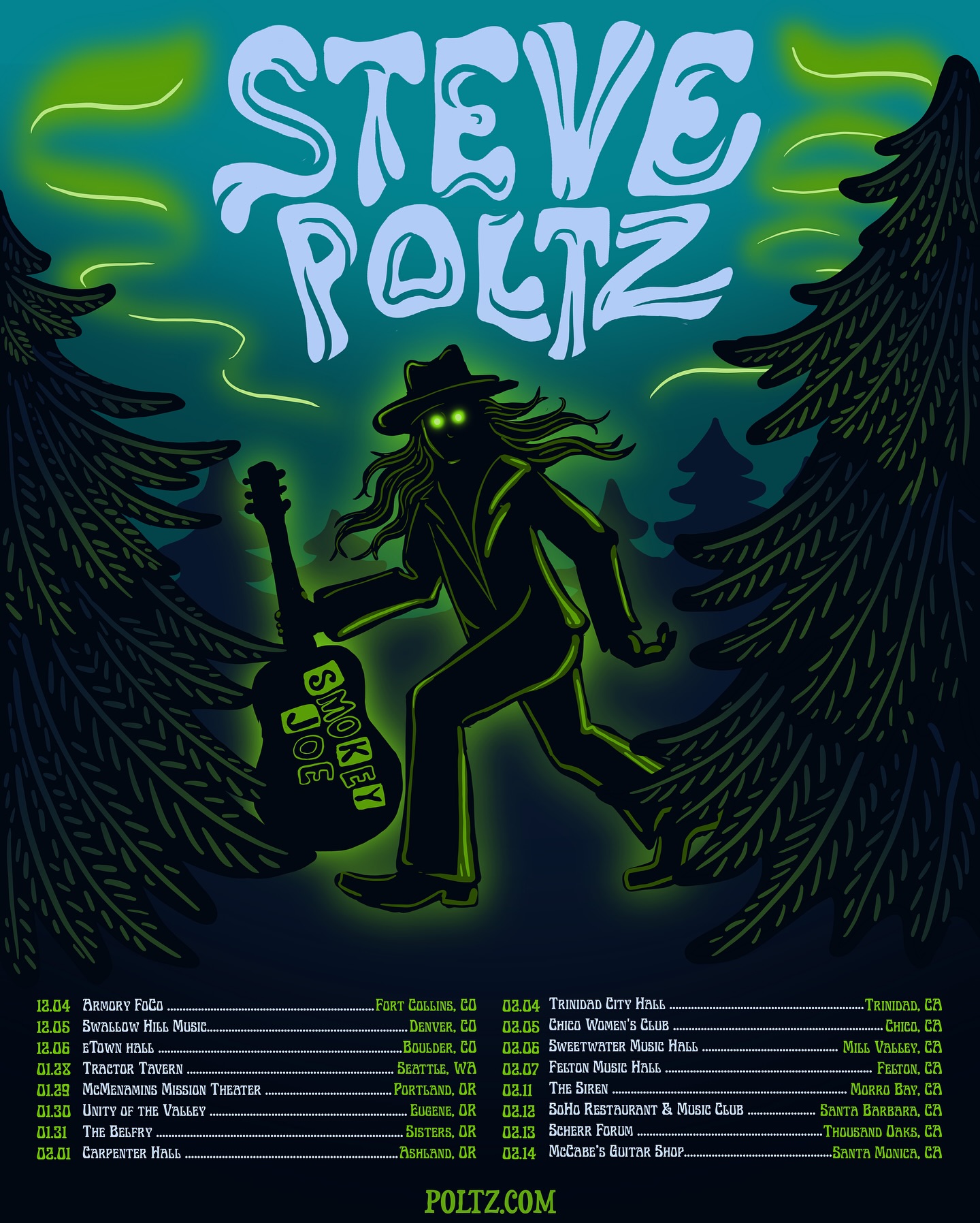 Steve Poltz Tour Poster 2026